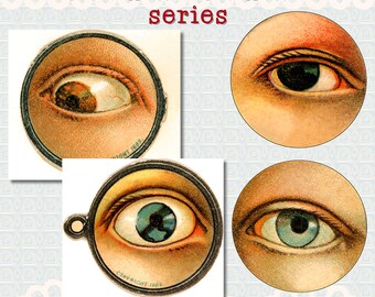 Antique Jocular Oculars Cigarette Cards 1889 • Rare Set of 23 • Transparent PNG & JPG • Victorian Humorous Art • Metropolitan Museum Archive