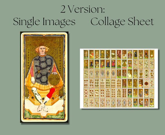 Visconti Di Modrone Tarot Deck 1442 • Medieval Renaissance Art