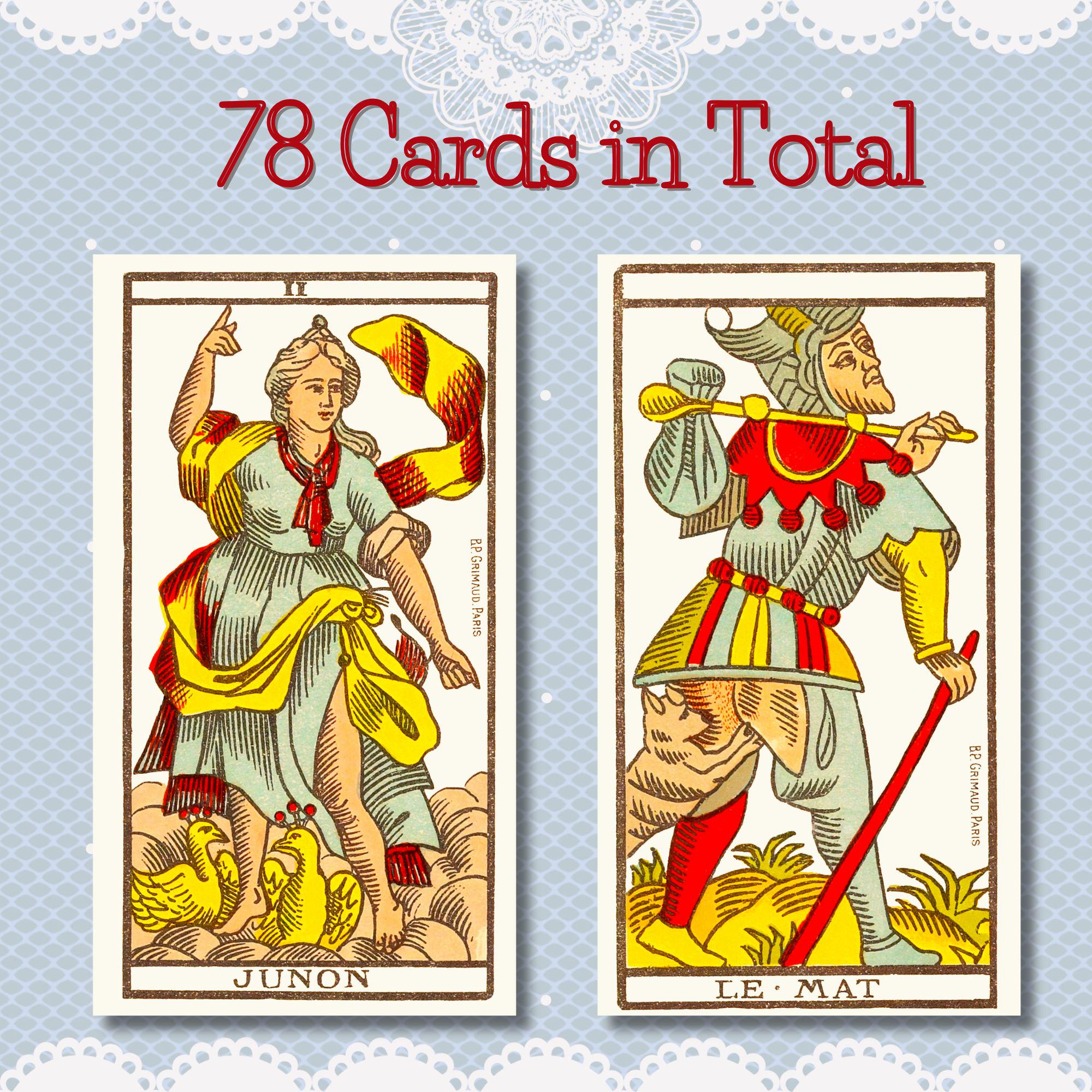 Jean Arnoult Tarot 1748 • Authentic Tarot of Marseille • the Gold