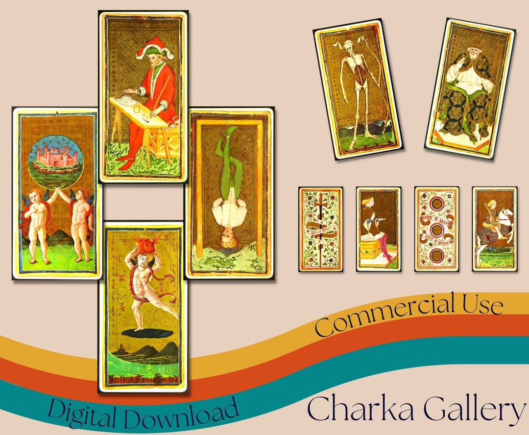 Visconti-sforza Pierpont Morgan Tarocchi Card Deck Us Games