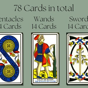 Printable Mini Tarot Card Deck Stickers, Black &amp; White and Color tarot ...