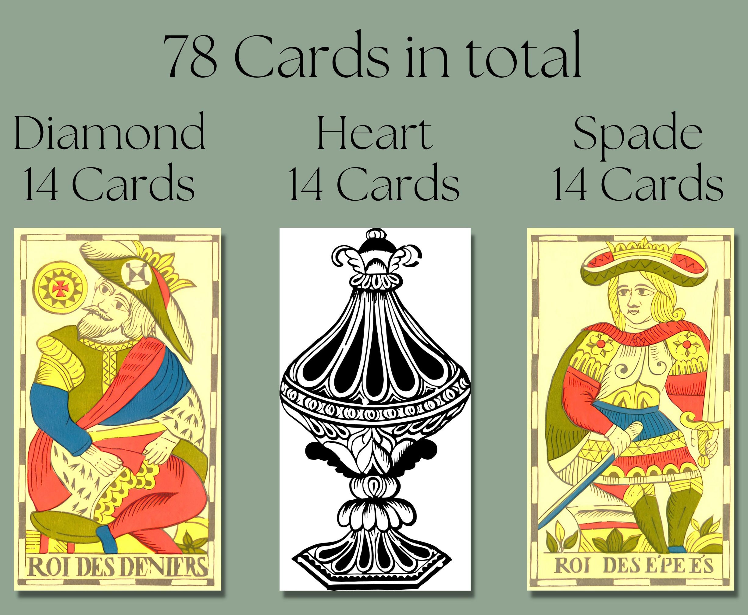 Printable Mini Tarot Card Deck Stickers, Black &amp; White and Color the ...