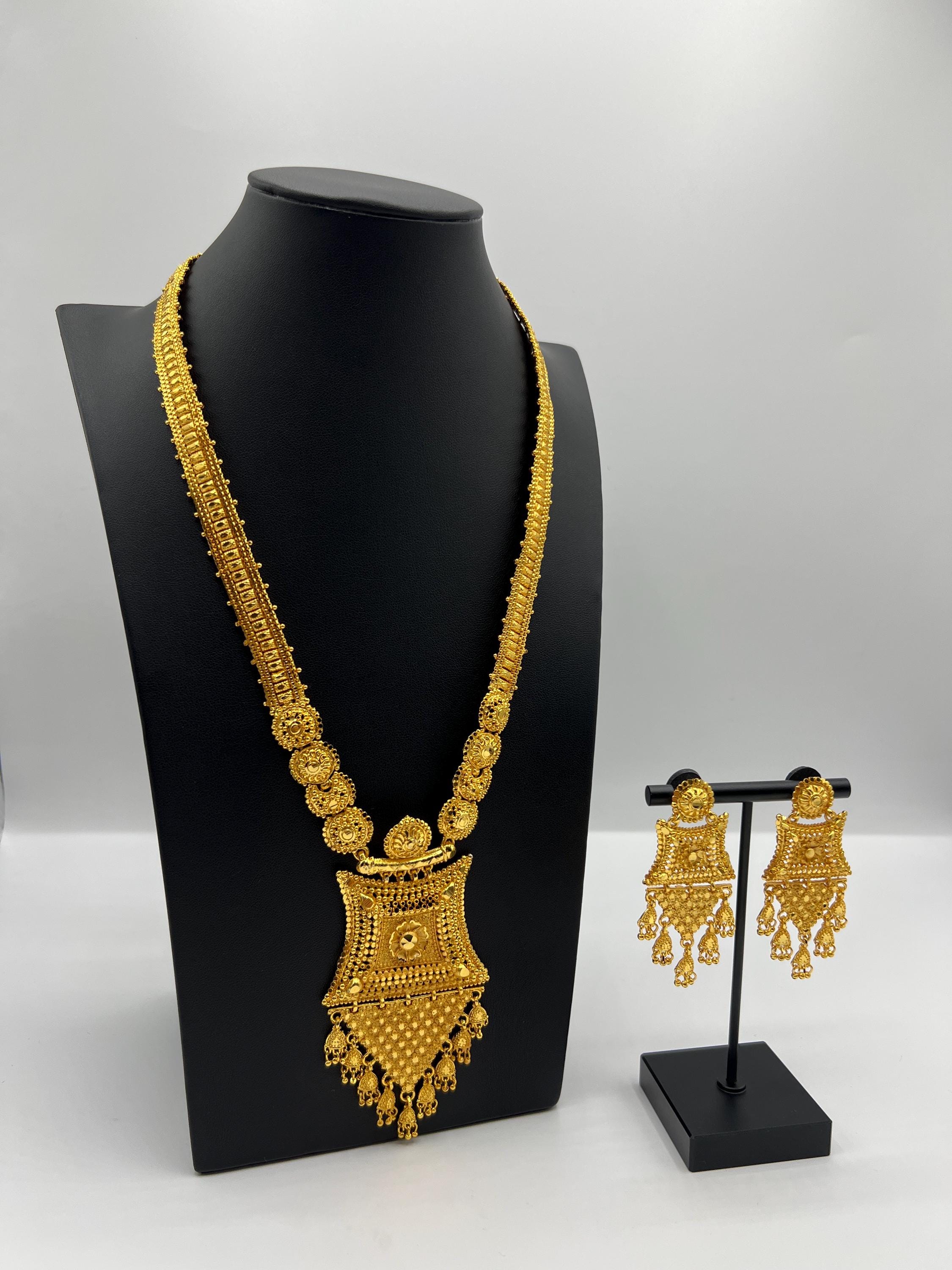 Rani Set Heavy and Luxurious Gold Plated Rani Haar | Traditional Bridal Necklace ...