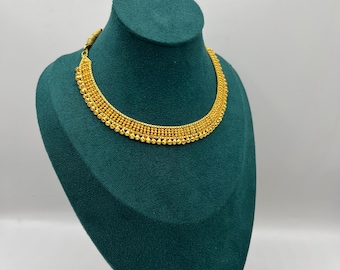 24k gold plated mini haar