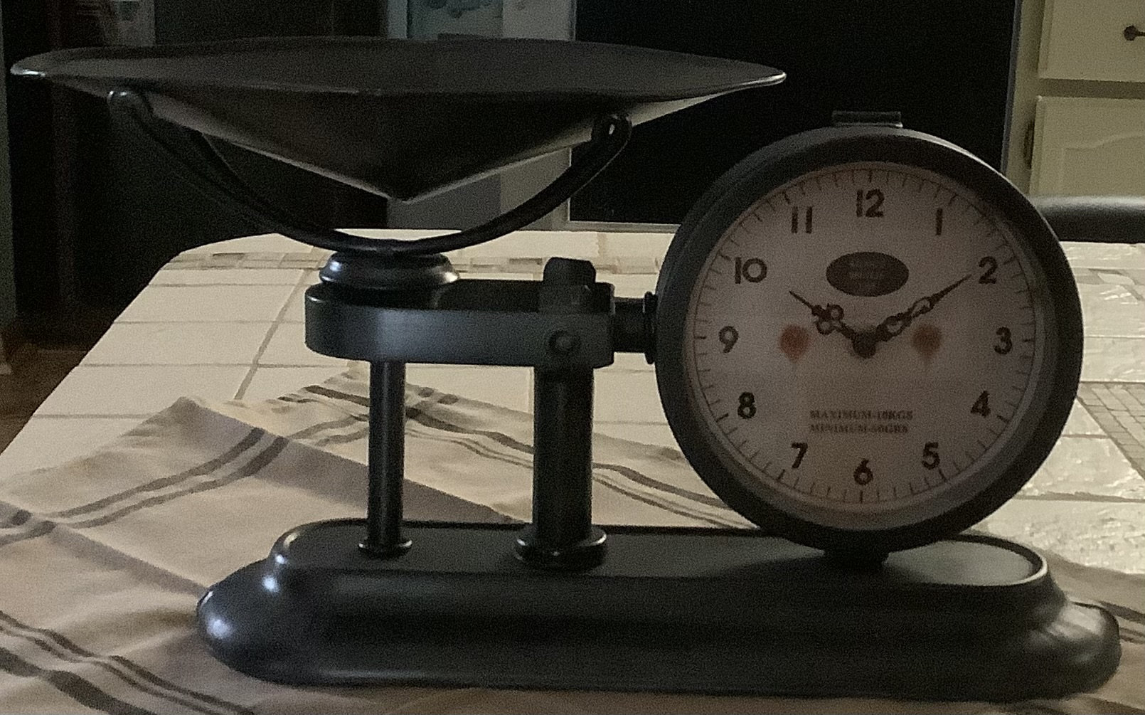 Decorative Scales With Clock - Etsy