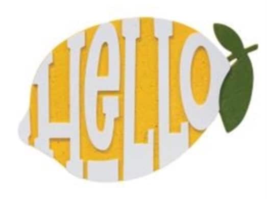 Wood Hello Lemon Sign - Etsy