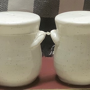 Potter’s stone salt & pepper set