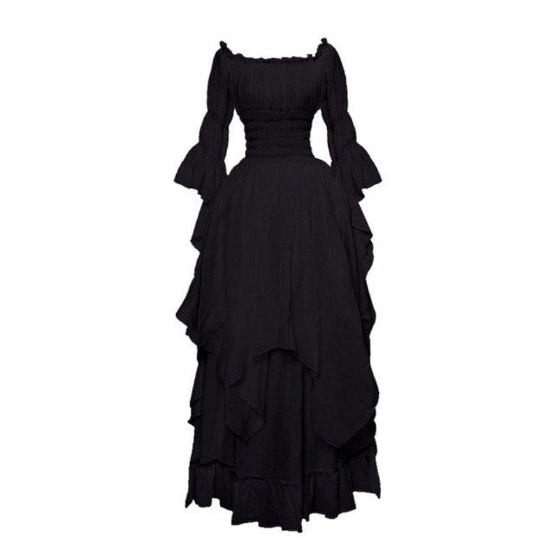 Renaissance Victorian Witch Dress Ren Faire Goth Fantasy - Etsy