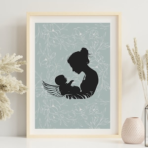 Miscarriage Keepsake, Miscarriage Print, Miscarriage Gift, Remembrance Gift, Baby in Heaven, Stillborn Memorial | INSTANT DOWNLOAD