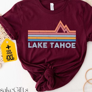 Lake Tahoe T-Shirt: California Souvenir Tee, Sierra Nevada
