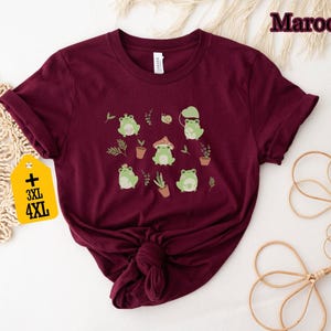 Cute Frog Shirt, Frog Shirt, Funny Animal Shirt, Animal Shirt, Animal Lover Shirt, Gift For Frog Lover, Funny Frog Shirt, Cute Shirt zdjęcie 4