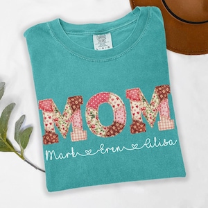 Comfort Colors® Personalized Mom Shirt, Custom Kids Names Shirt, Mother Gift Shirt, Mama Shirt, Mothers Day Shirt, Print Only — Not a Patch image 8