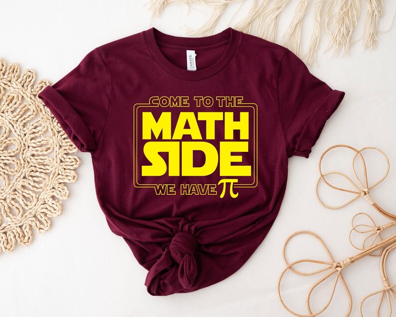 Come To The Math Side We Have Pi Shirt, Math Teacher Shirt, Pi Day Shirt, Funny Math Shirt, Gift For Math Teacher, Pi Day Gift, Funny Gift image 2