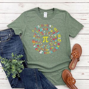 Pi Day Shirt, Happy Pi Day Shirt, Math Shirt, Math Lover Shirt, Gift For Math Teacher, Teacher Shirt, Pi Symbol Shirt, Pi Number Shirt image 6