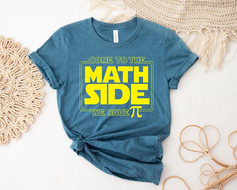 Come To The Math Side We Have Pi Shirt, Math Teacher Shirt, Pi Day Shirt, Funny Math Shirt, Gift For Math Teacher, Pi Day Gift, Funny Gift image 3