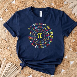 Pi Day Shirt, Happy Pi Day Shirt, Math Shirt, Math Lover Shirt, Gift For Math Teacher, Teacher Shirt, Pi Symbol Shirt, Pi Number Shirt image 2