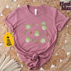 Cute Frog Shirt, Frog Shirt, Funny Animal Shirt, Animal Shirt, Animal Lover Shirt, Gift For Frog Lover, Funny Frog Shirt, Cute Shirt zdjęcie 8