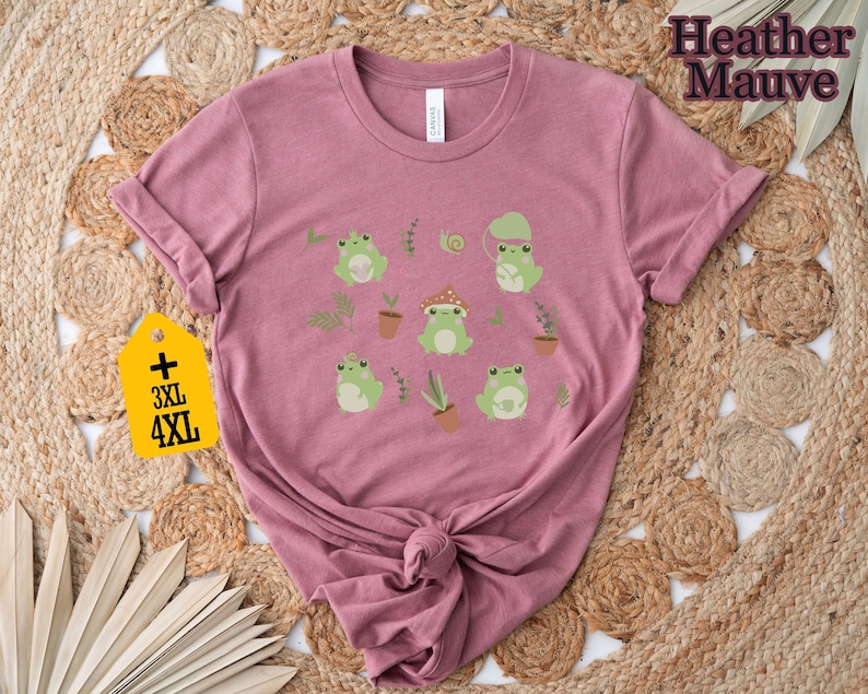 Cute Frog Shirt, Frog Shirt, Funny Animal Shirt, Animal Shirt, Animal Lover Shirt, Gift For Frog Lover, Funny Frog Shirt, Cute Shirt zdjęcie 8