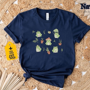Cute Frog Shirt, Frog Shirt, Funny Animal Shirt, Animal Shirt, Animal Lover Shirt, Gift For Frog Lover, Funny Frog Shirt, Cute Shirt zdjęcie 1
