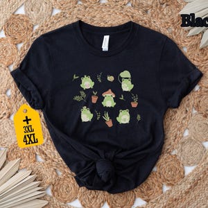 Cute Frog Shirt, Frog Shirt, Funny Animal Shirt, Animal Shirt, Animal Lover Shirt, Gift For Frog Lover, Funny Frog Shirt, Cute Shirt zdjęcie 3