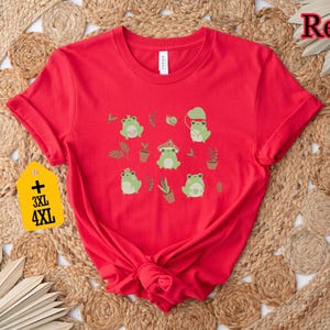 Cute Frog Shirt, Frog Shirt, Funny Animal Shirt, Animal Shirt, Animal Lover Shirt, Gift For Frog Lover, Funny Frog Shirt, Cute Shirt zdjęcie 5