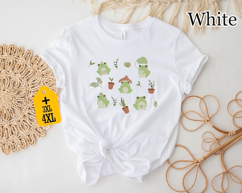 Cute Frog Shirt, Frog Shirt, Funny Animal Shirt, Animal Shirt, Animal Lover Shirt, Gift For Frog Lover, Funny Frog Shirt, Cute Shirt zdjęcie 2