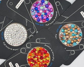 Bling Popsocket, Rhinestone Popgrip, Jeweled Popsocket