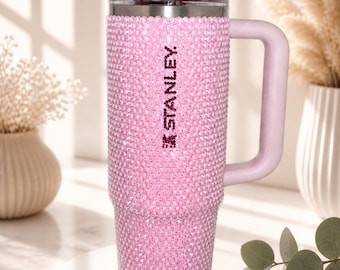 30 Unzen Flip Top Pink Strass Stanley Tasse