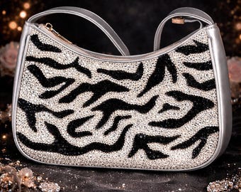 Rhinestone Encrusted Clutch: Sparkly Crystal Evening Bag