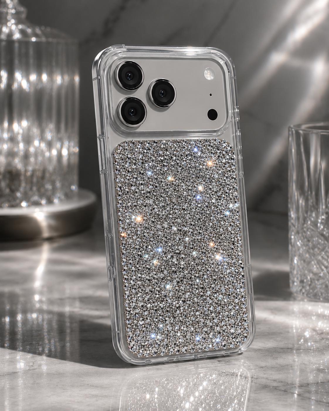スワロフスキー iPhone15Promax用ケース Swarovski Crystal iPhone 15 Pro Max Phone Case - Etsy