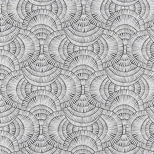 Black Abstract Print Upholstery Fabric by the Yard, Premier Prints Vision Iron Slub Linen, Charcoal Black & White, Drapery, Home Decor