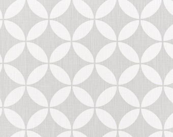 Modern Farmhouse Geometric Fabric, Premier Prints Radiant French Grey Slub Canvas, Upholstery, Drapery, or Home Decor Fabric By the Yard
