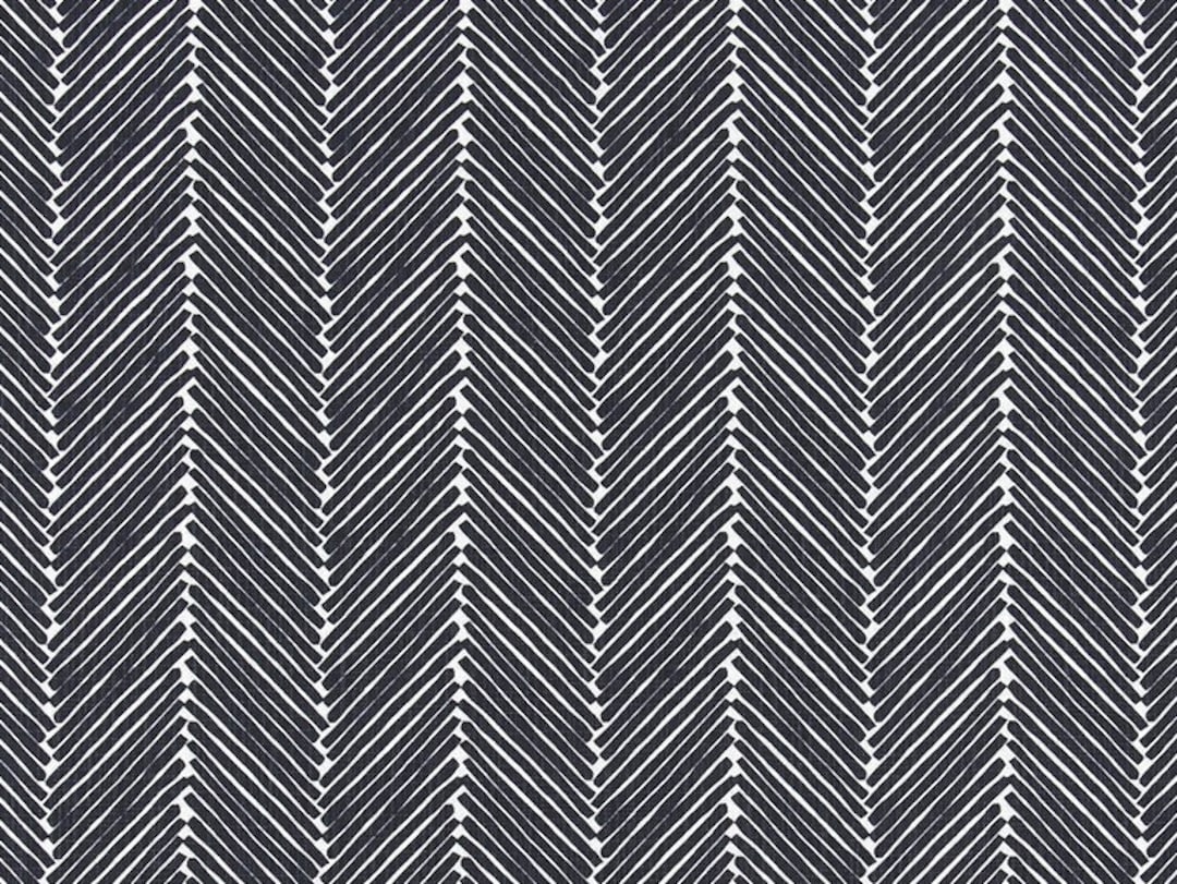 Navy Blue Herringbone Upholstery Fabric by the Yard, Premier Prints