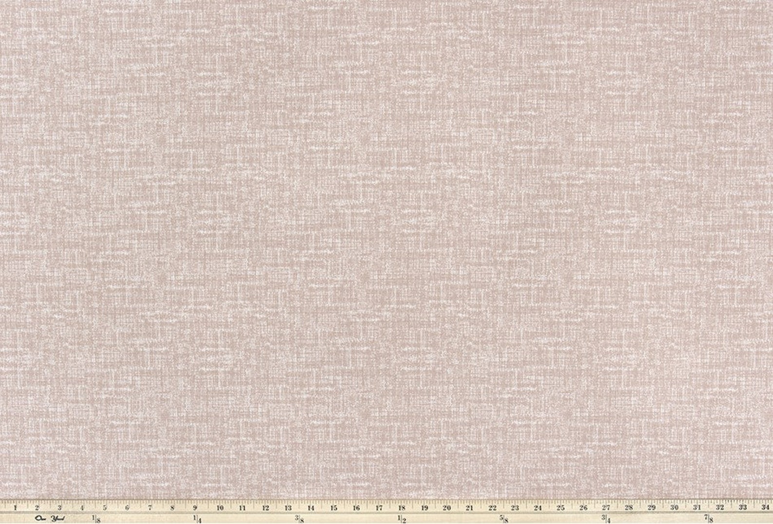 Blush Pink Textured Look Home Decor Fabric by the Yard, Cotton Canvas ...