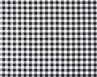 Black Plaid Upholstery Fabric, Halloween, Fall, Premier Prints, Small Check Fabric, Upholstery, Home Decor, Farmhouse, More Colors