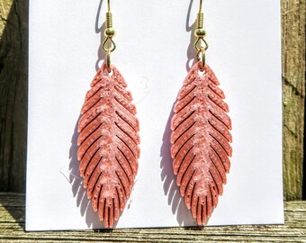 3D Printed Feather Earring