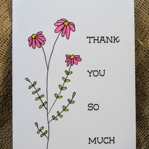 5x7 &quot;Thank You&quot; Greeting Card