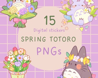 anime png kawaii Sakura sticker easter png cherry blossom sticker kawaii tulip pod file cute manga anime png cute flowers commercial use