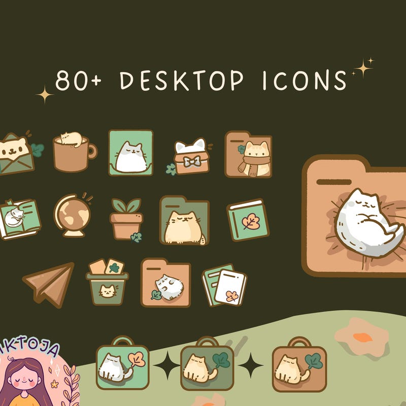 Cat Icon - Etsy