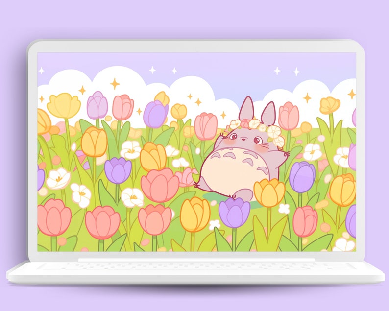 Spring Time Anime Wallpaper Sakura Flower Wallpaper Cozy Desktop Pastel