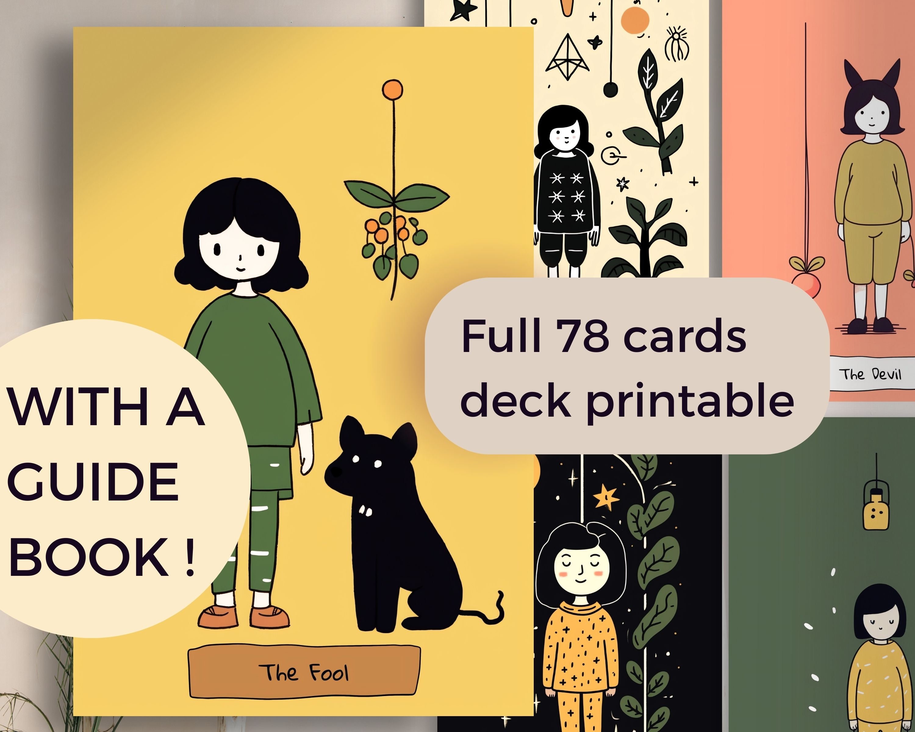 78 Printable Tarot Cards Free