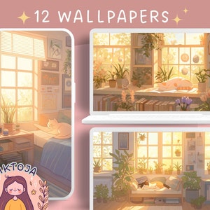 Spring Cats wallpaper plants wallpaper books cozy Wallpaper desktop easter boho wallpaper kawaii wallpaper anime wallpaper cats and flowers