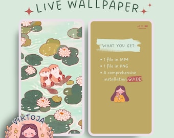 Cute beavers Live background iOS live image kawaii android live wallpaper hygge mp4 wallpaper live image wallpaper phone wallpaper