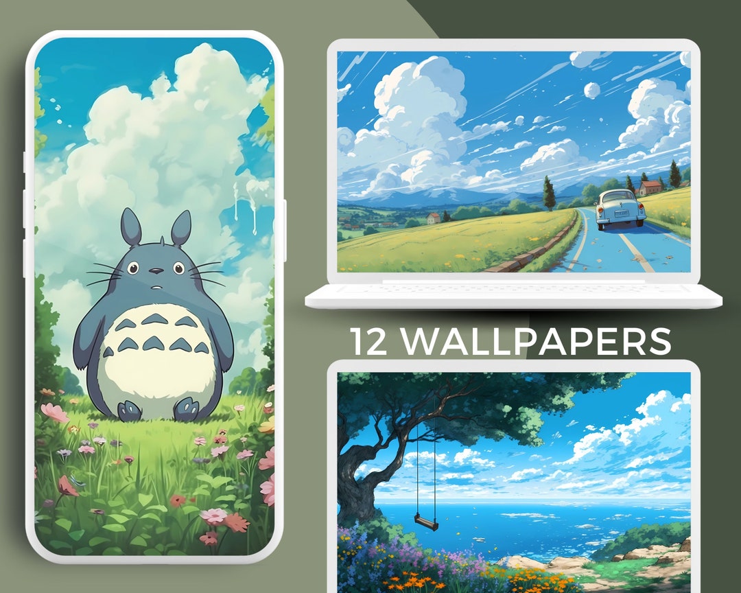 Studio Ghibli Wallpaper Anime Wallpaper Blue Sky Desktop Wallpaper