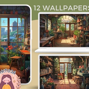 anime plant life  Wallpaper Anime plants wallpaper cute desktop wallpaper anime screensaver anime background anime phone plant wallpaper