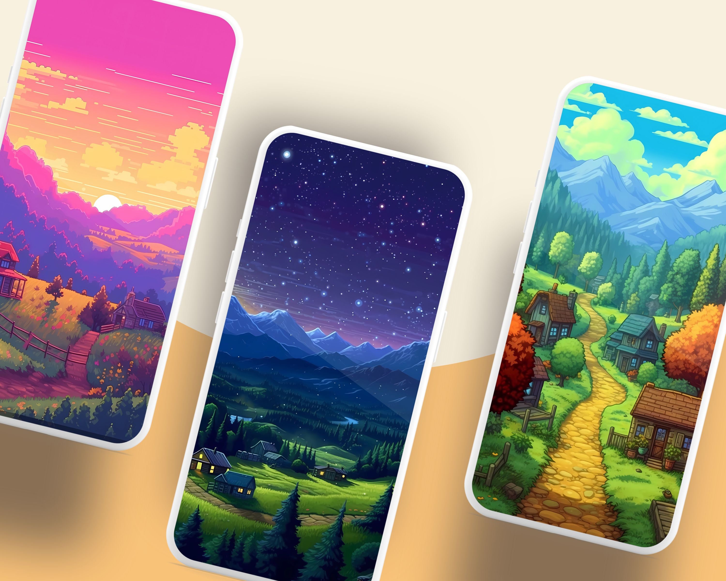 Stardew Valley Wallpaper Phone Wallpaper Stardew Valley Etsy UK