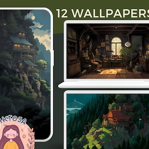 Studio anime Wallpaper Anime wallpaper cozy desktop wallpaper anime screensaver anime background anime phone wallpaper anime LockScreen