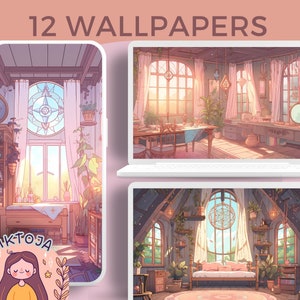 Witchy wallpaper anime wallpaper lofi wallpaper anims wallpapers witch 4k wallpaper aesthetic desktop wallpaper cute witch wallpaper