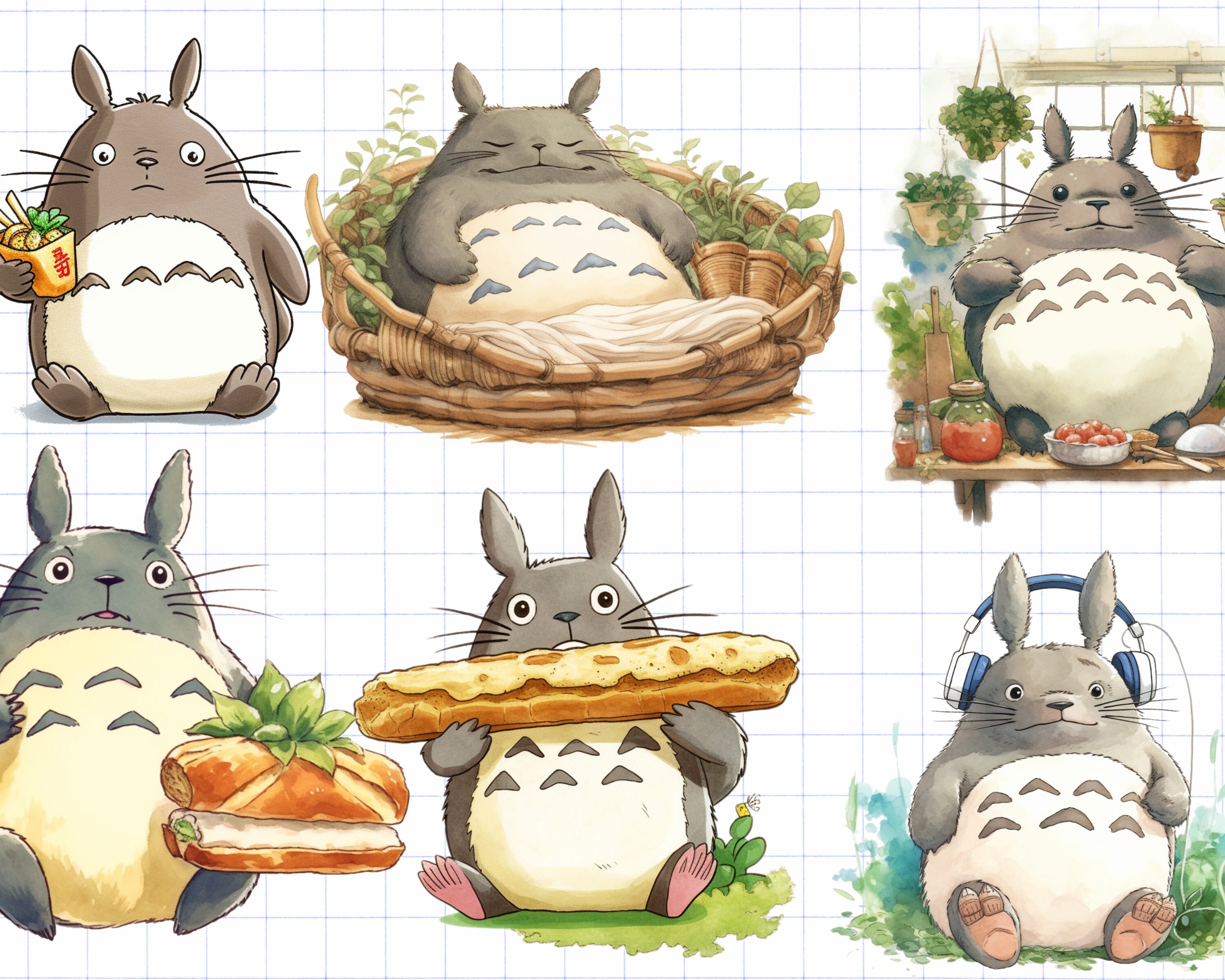 Ghibli Stickers Anims Clipart Kawaii Stickers Goodnotes Japan Etsy UK