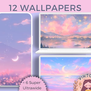 Dreamy pastel wallpaper meadow wallpaper lofi wallpaper anime wallpapers 4k wallpaper aesthetic desktop wallpaper cute wallpaper